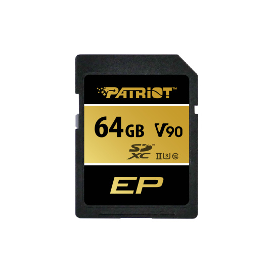 Patriot V90/SDXC/64GB/UHS-II U3 / Class 10/+ Adaptér