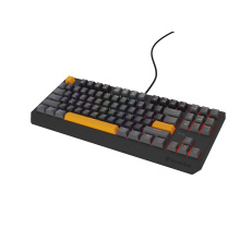 Genesis herní klávesnice THOR 230/TKL/RGB/Outemu Red/Drátová USB/US layout/Anchor Positive Šedá